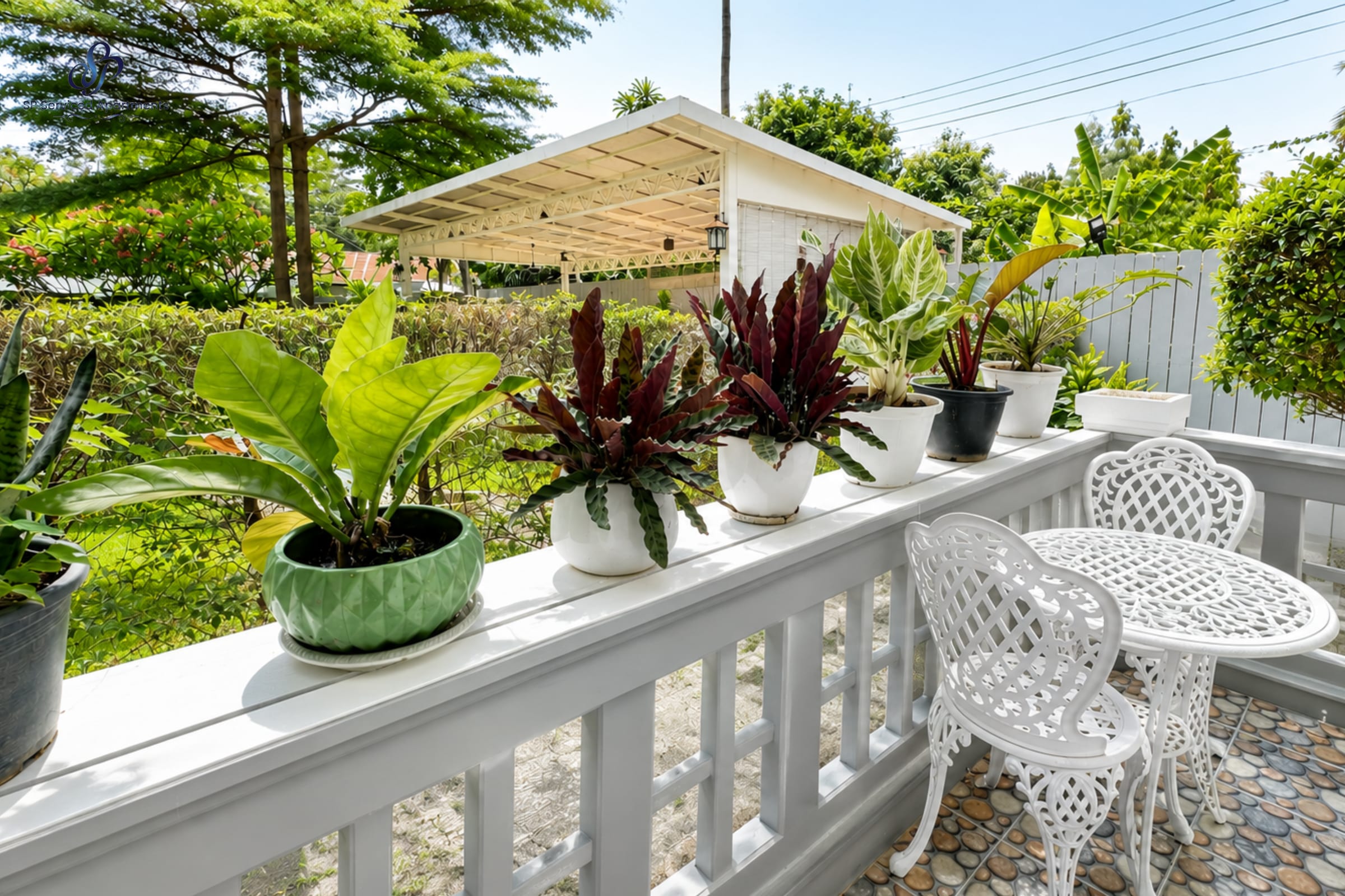 Garden area